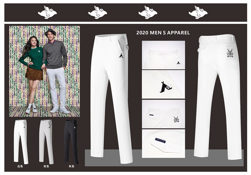 Q Pearly Gates Golf Sneldrogende Zweettransporterend Lente En Herfst Dunne Casual Broek Mannen Sport broek