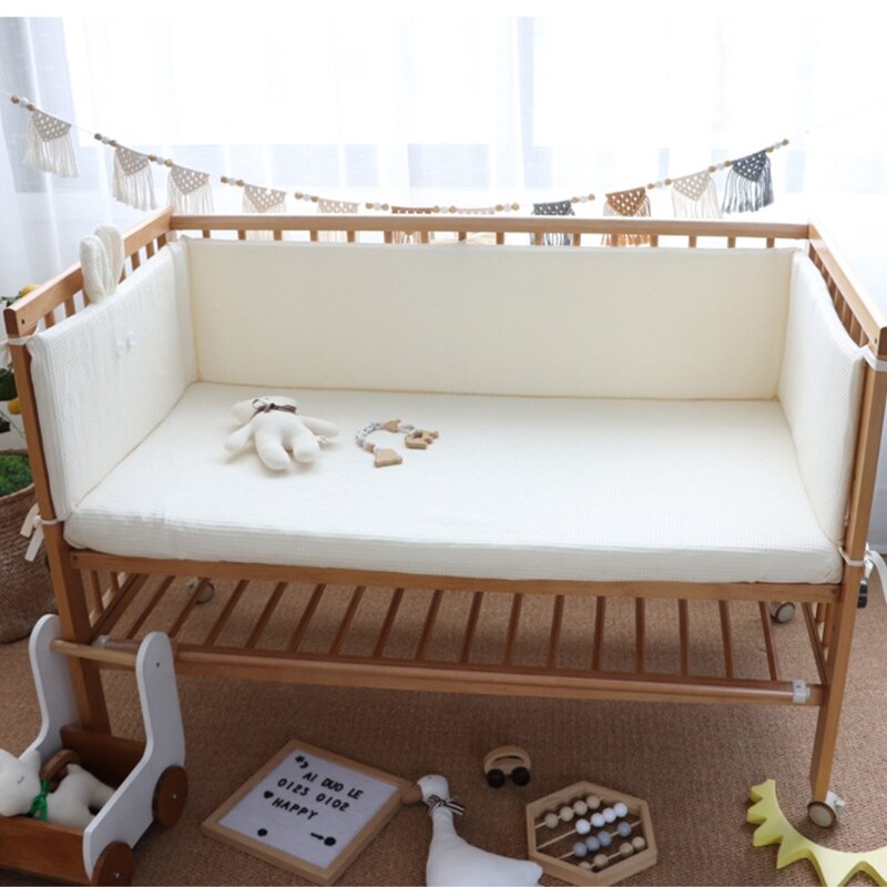200x32cm Baby Nestchen Anti-kollision Kissen für Neugeborene Mädchen Junge Krippe Stoßfänger Baby Kindergarten Kissen