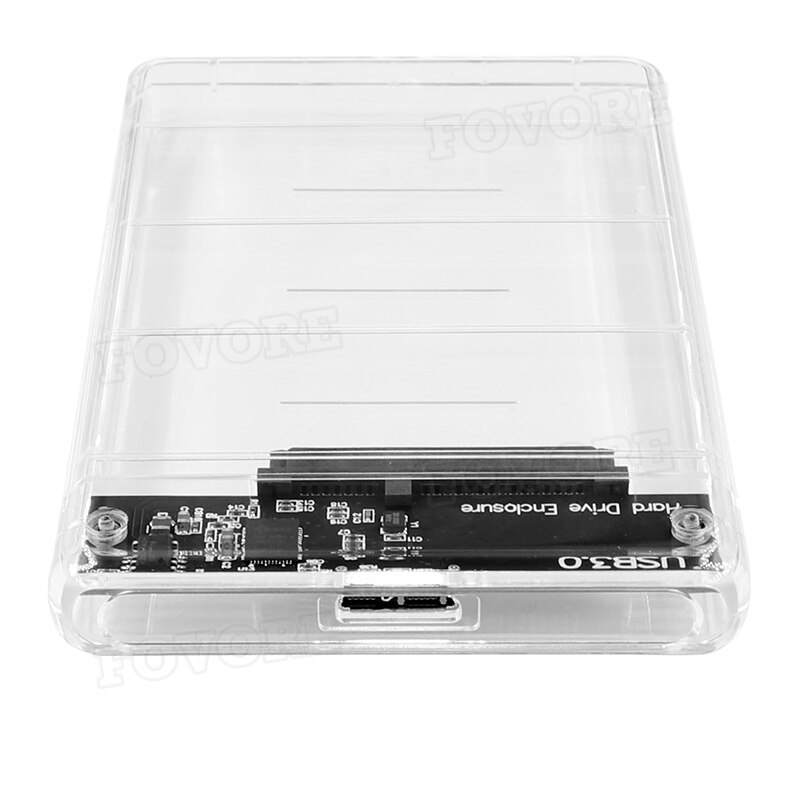 2.5 Inch HDD Case SATA 3.0 to USB 3.0 5 Gbps 2TB HDD SSD Enclosure Support UASP HD External Hard Disk Box