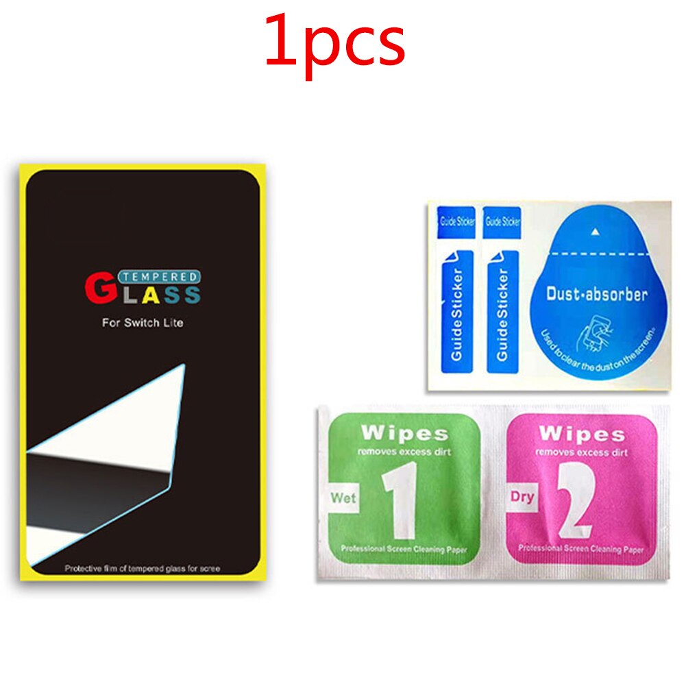 Protetor de tela capa anti risco claro máquina de jogo à prova impressão digital fácil instalar vidro temperado substituição para interruptor lite