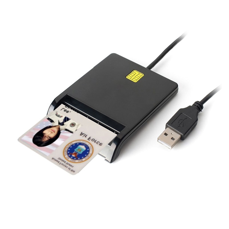 Universal USB 2.0 Smart Card Reader Bank Card Tax Card ID CAC DNIE ATM IC SIM Card Reader Tablet Computer laptop accessories