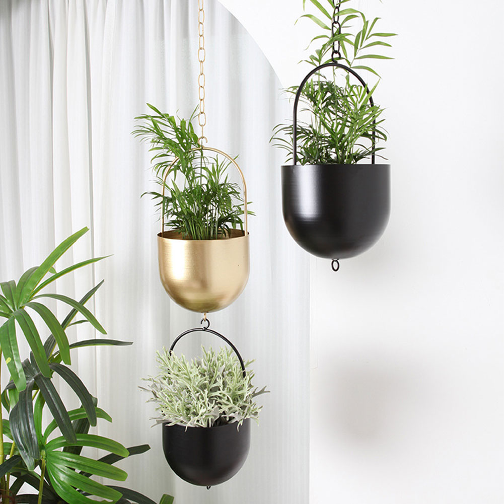Hängende Pflanz gefäße moderne Blumentopf behälter minimalistisch ische hängende Pflanzen körbe für drinnen draussen Garten balkon