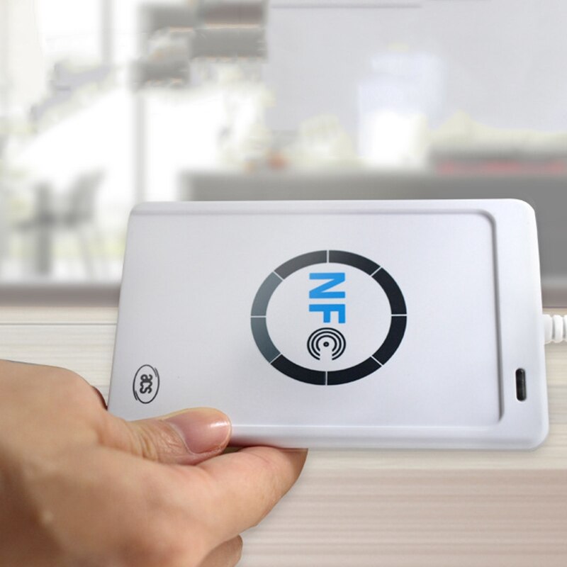 Ig-nfc læser usb acr 122u kontaktløs smart ic kort skriver og læser smart rfid kopimaskine duplikator uid udskiftelig tag kort nøgle f