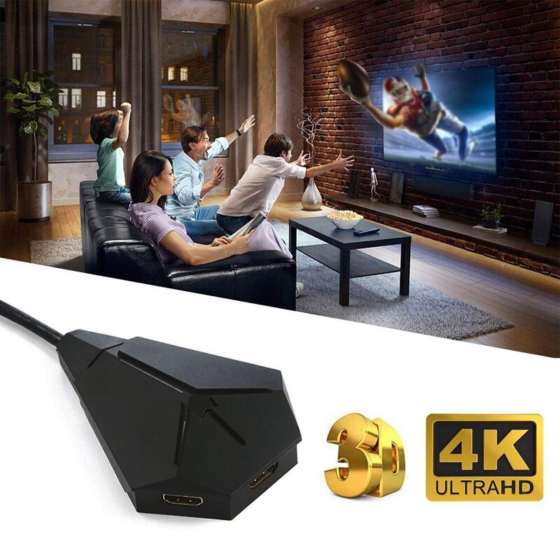 HDMI Switcher 4K Bi-Direction 2.0 HDMI Switch Adapter 3 in 1 Out Converter for PS4//4K TV Box HDMI Splitter