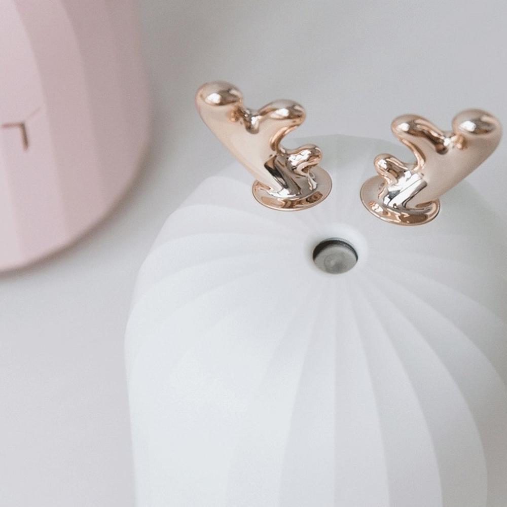 4 Types Humidifier Ultrasonic Whisper-quiet Operation Aroma Diffuser with LED Light Mini Deck Car Air Humidifier Mist Maker