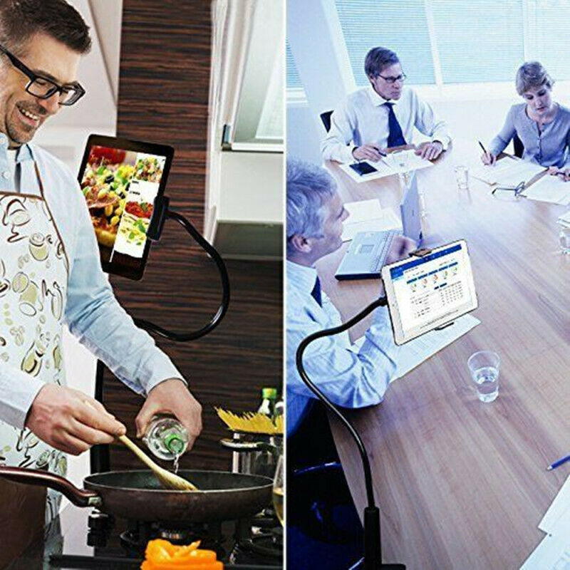 Flessibile 360 ° di Lazy Bed Desk Supporto Del Telefono e Espositori e Alzate A Collo di Cigno Supporto Del Basamento Per iPad Tablet Android