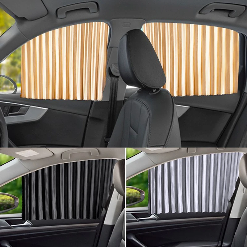 2 STUKS Magnetische Auto Zonnescherm Gordijn Auto Venster Zonnescherm Privacy Zon UV Bescherming Venster Schild Auto-interieur Accessoires