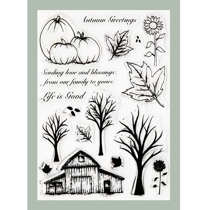 ZATWBS Lonely forest Clear Stamps For DIY Scrapbooking/Card Making/Album Decorative Rubber Stamp Crafts: 410