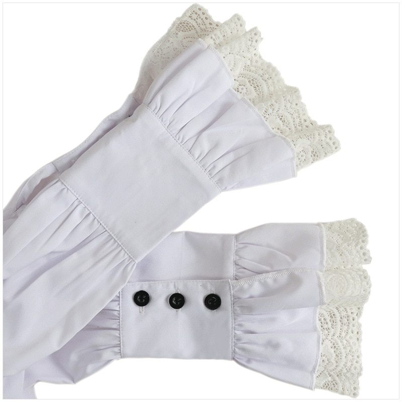 Mænd pirat skjorte vampyr renæssance viktoriansk steampunk gotisk flæsede middelalderlige halloween cosplay kostume tøj chemise toppe