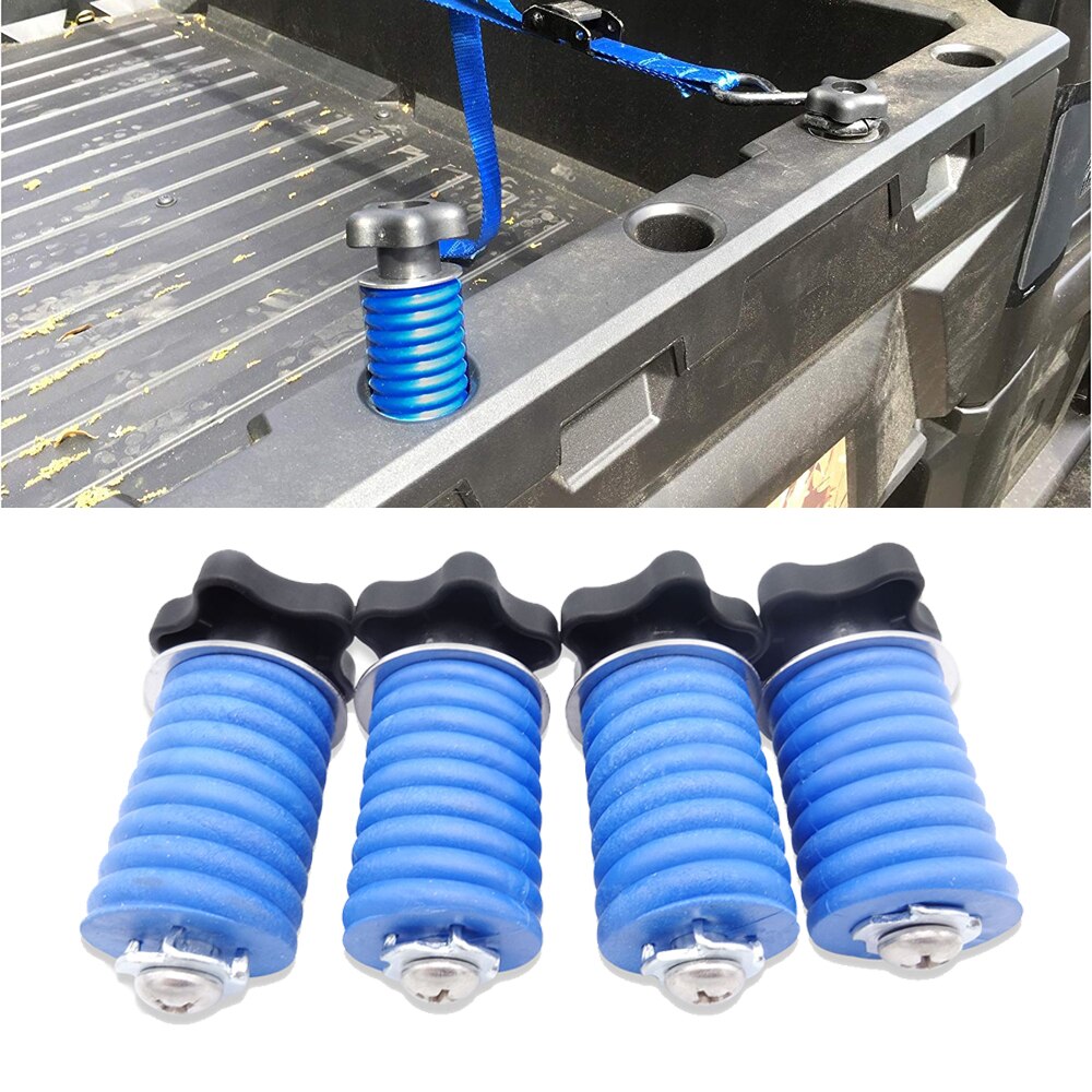 Car Anchors For Polaris Ranger General 1-7/16&quot; Hole Lock &amp; Ride Type Eyelet Tie Down Anchor Cargo Hook Racks Eye Bolt Fasteners