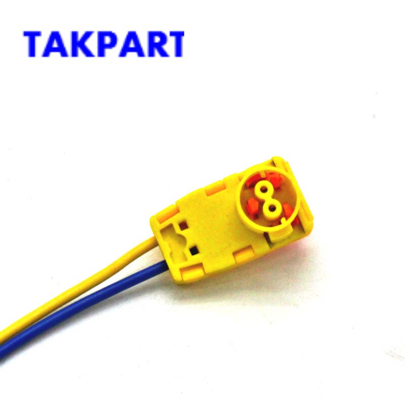 TAKPART 2x Airbag Clockspring Spring Wire Plug Connector For Sonata Verano Focus Volt Plastic Plug with Wire