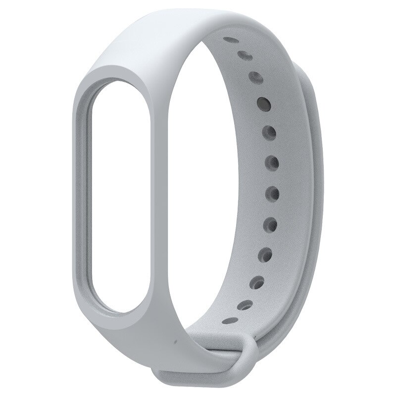 Correa de silicona para Xiaomi Mi Band 4, repuesto de Pulsera para reloj inteligente Mi Band 4,: gray