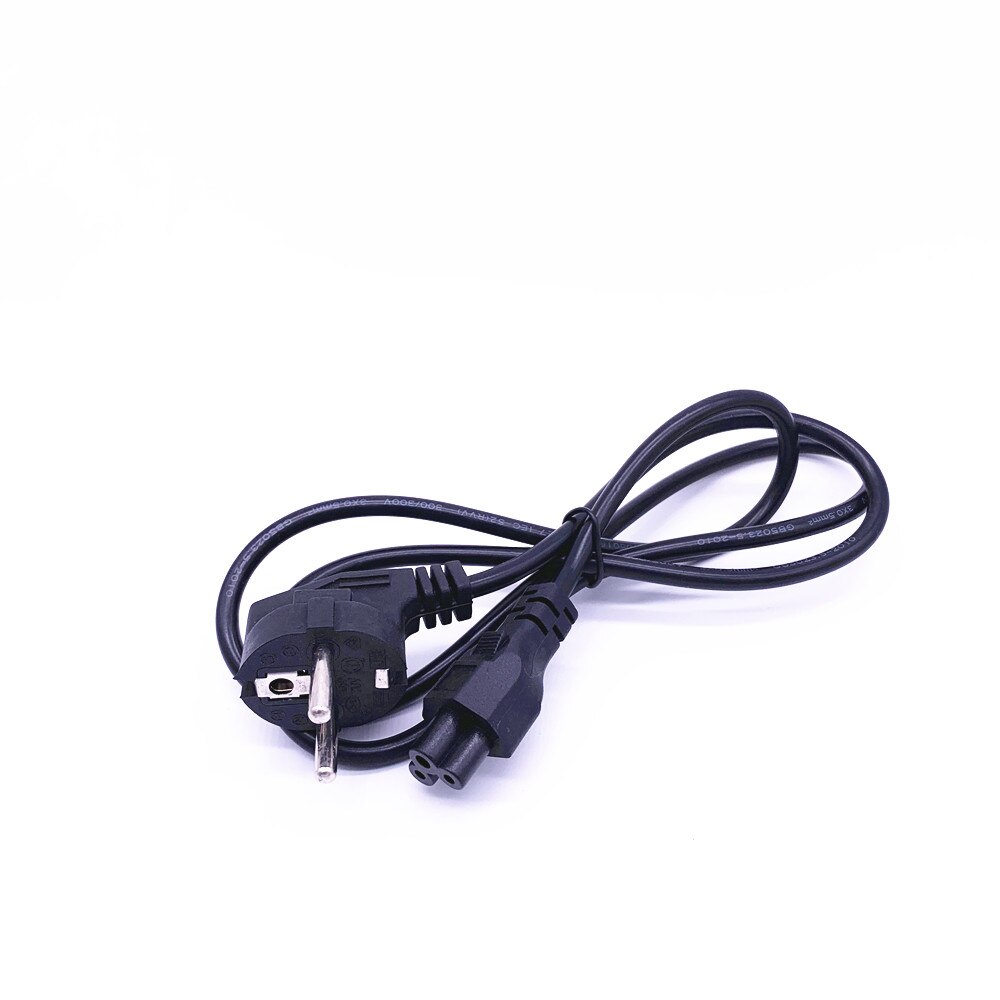 AC Power Cord Lead 3 Pin CLOVER EU European PLUG PC LCD LED Cable Prong Laptop