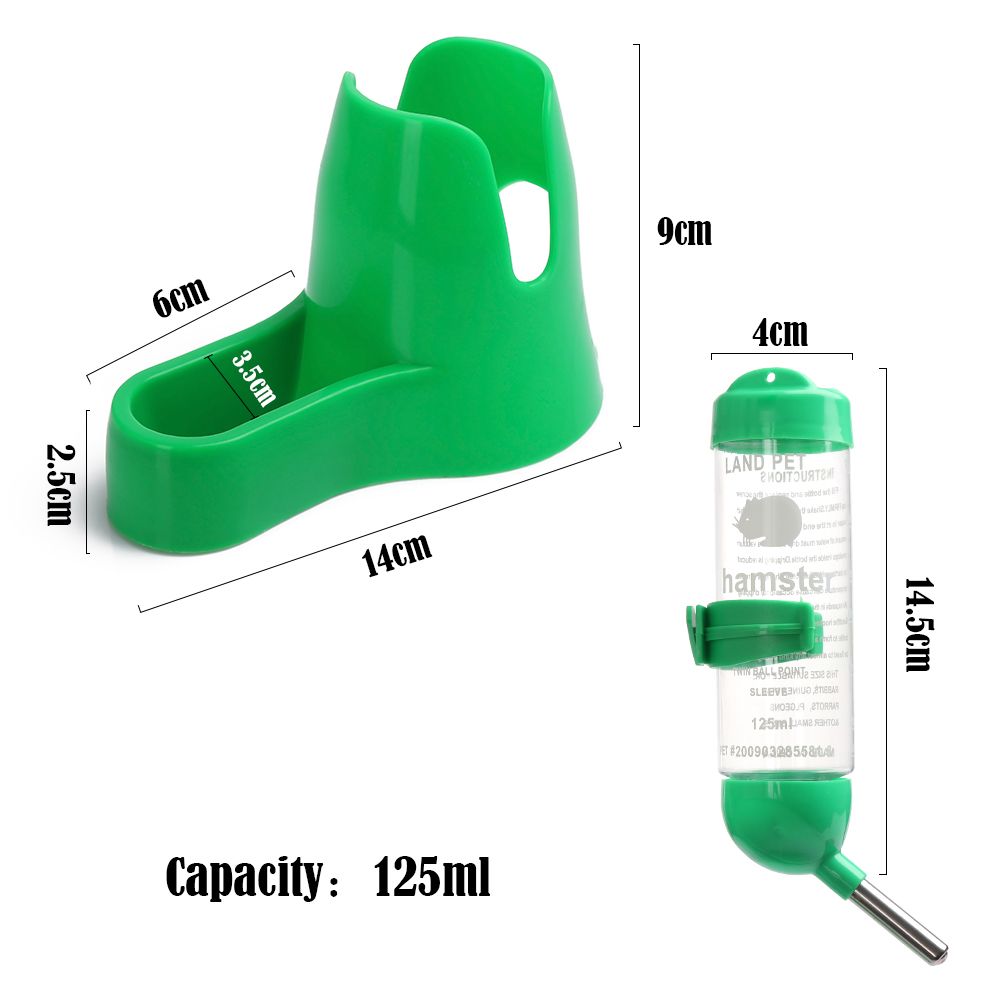 Contenedor de comida para mascotas, alimentador, accesorios para animales pequeños, dispensador automático, dispositivo de alimentación, botella de agua para hámster
