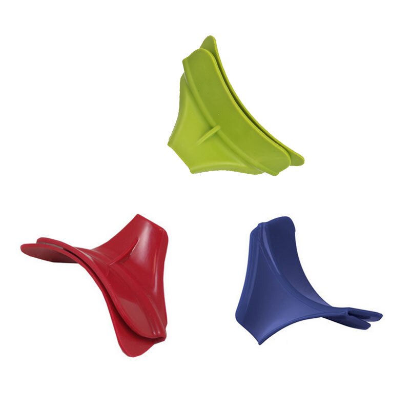 Spill-proof Kitchenware Pots Round Mouth Edge Deflector Silicone Liquid Diversion Nozzle Soup Pot Kitchen Gadget