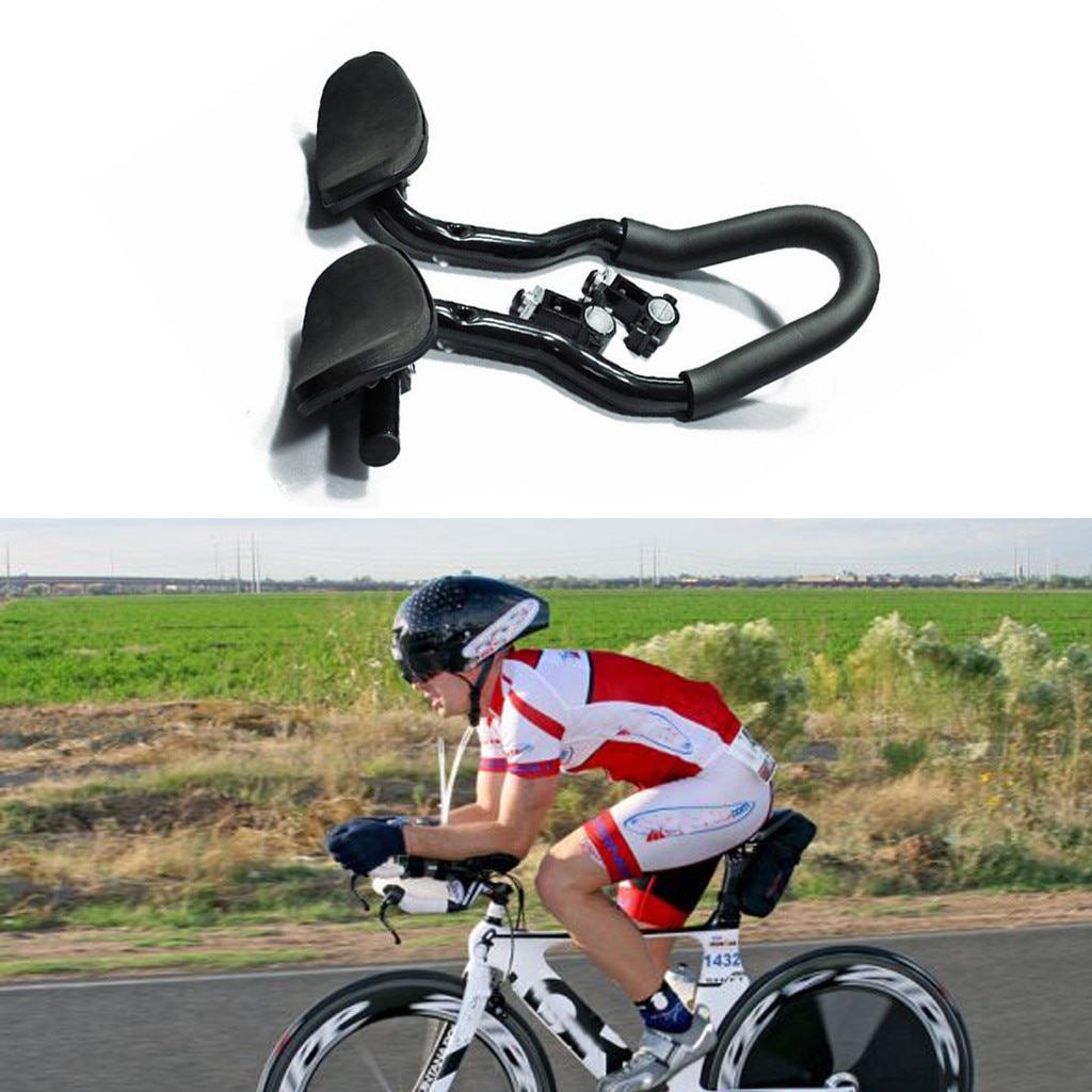 Reposabrazos para bicicleta de montaña y carretera, barra de relajación para triatlón, accesorios de ciclismo