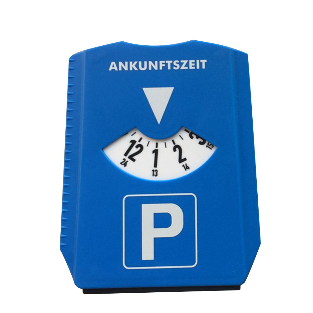 2pcs Universal Car Parking Disc Timer Clock Time Display Blue ABS Plastic Parking Time Tools Auto parts Car Accessories