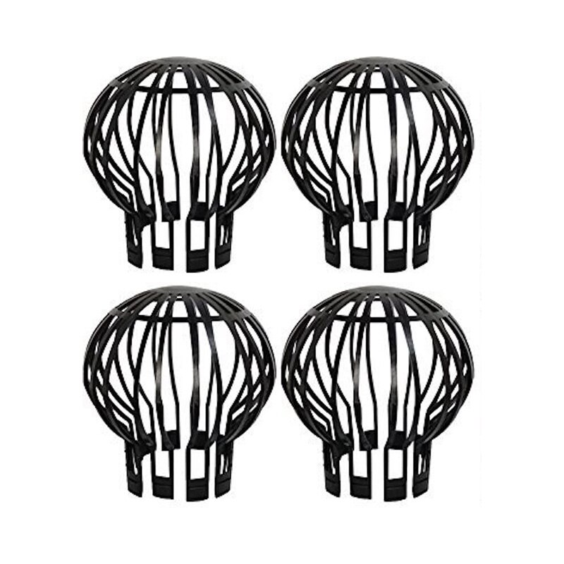 Filtre de protection de gouttière, 4 pièces, Siphon de descente, filtre pour empêcher les débris de feuilles, les Branches, la mousse de toit de boucher les tuyaux: Default Title