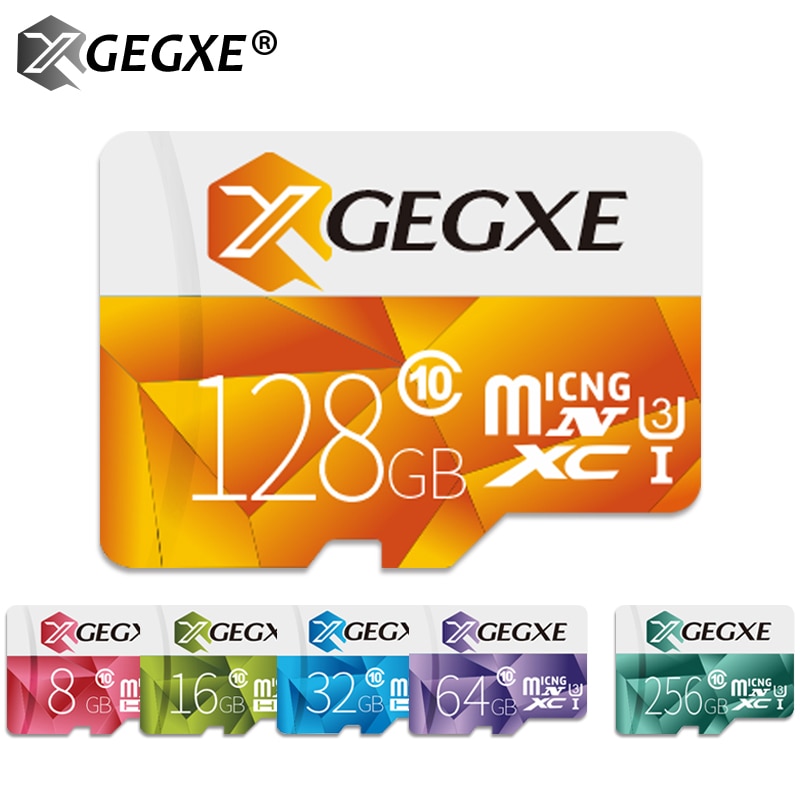 Xgegxe Microsd 32 Gb Geheugenkaart 8 Gb 16 Gb 64 Gb 128 Gb 256 Gb Micro Sd-kaart C10 98 Mb/s Tf Card Flash Drive Voor Smartphone