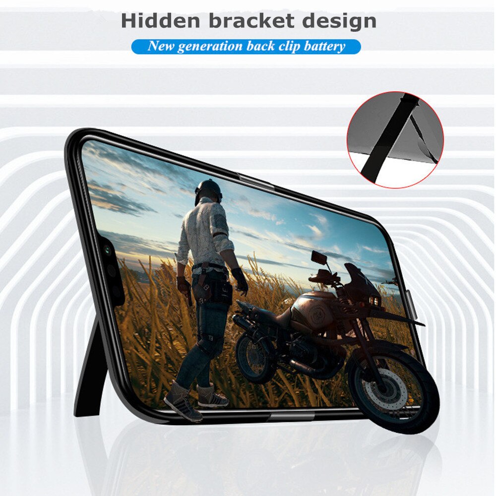 Funda de Banco de energía para Huawei Honor 8X, funda de batería, cargador portátil, 6800mAh