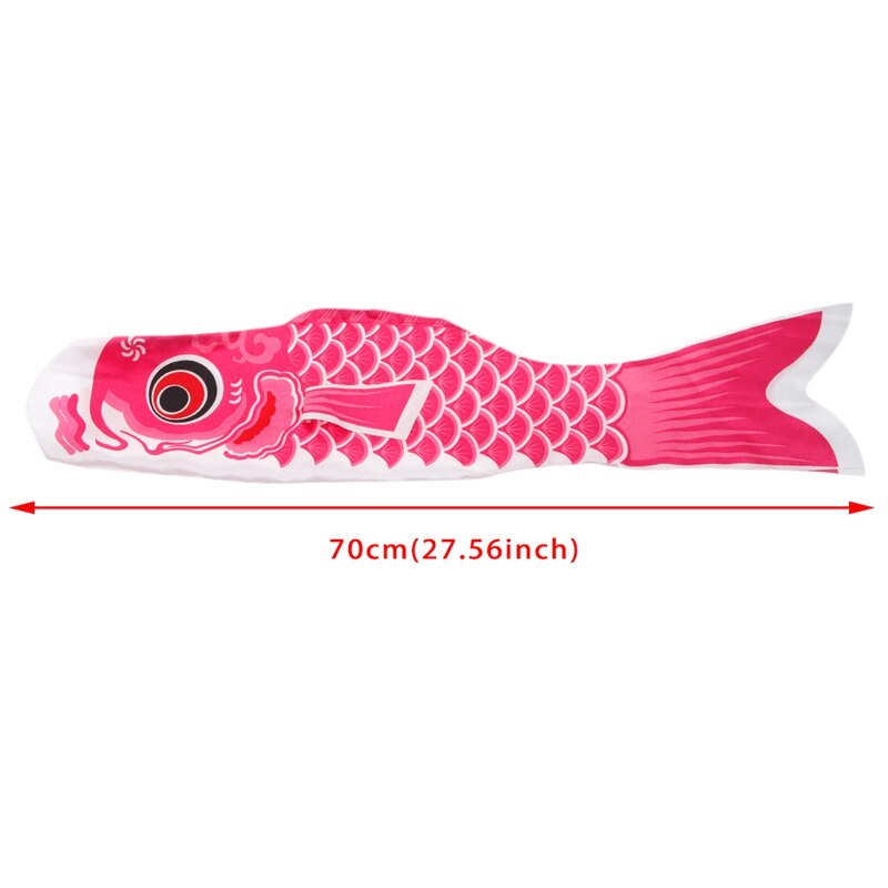 70cm Koi Nobori carpe vent chaussettes Koinobori coloré poisson drapeau suspendus décoration murale