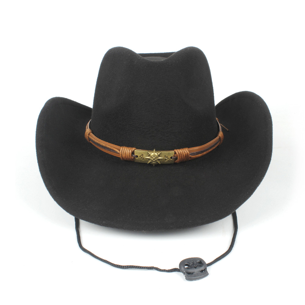 Lumoava naiset miehet villa ontto western cowboy hattu roll-up lieri herrasmies outblack sombrero hombre jazz cap tuuliköysi
