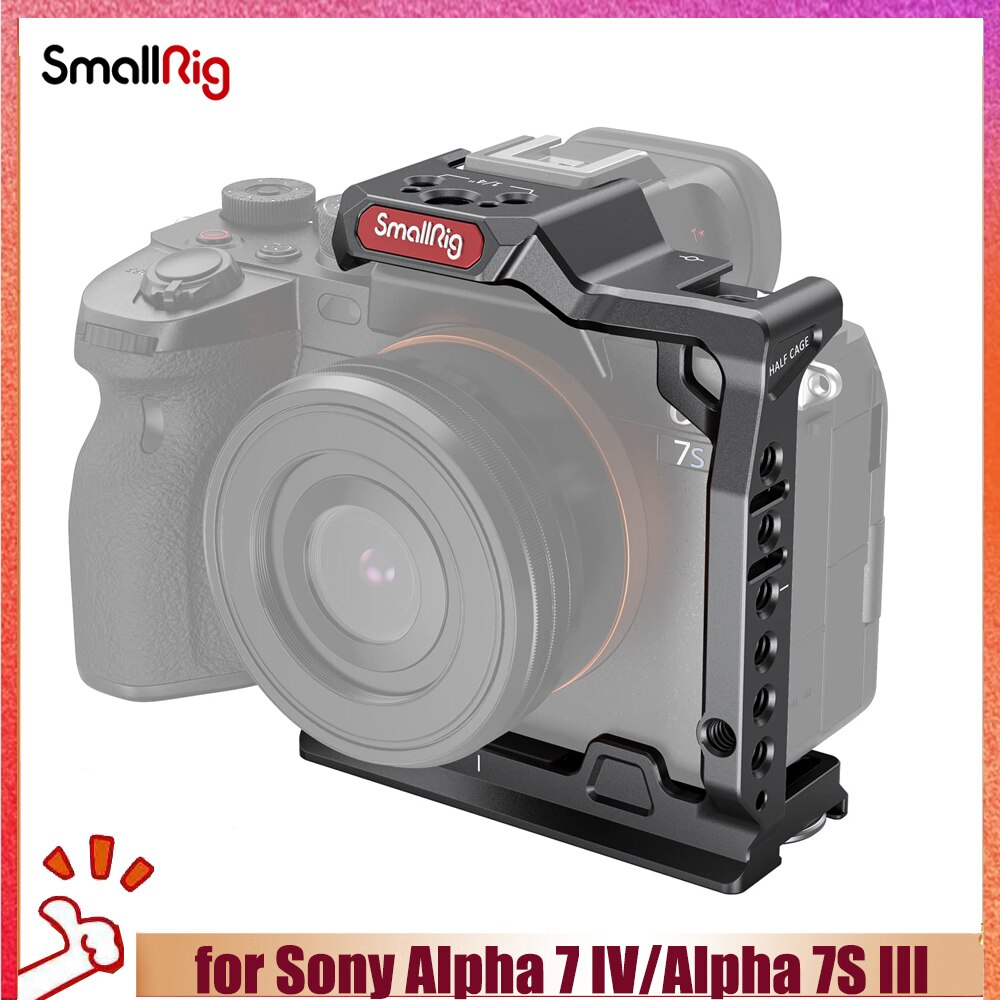 SmallRig Half Camera Cage for Sony Alpha 7 IV/Alpha 7S III 3193
