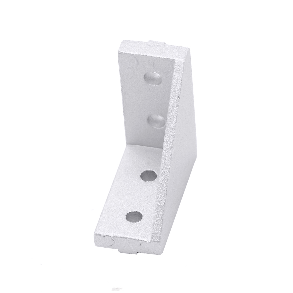 5pcs/lot 2040 Corner Fitting Angle Aluminum 20 x 40 L Connector Bracket Fastener Match Use 2040 Industrial Aluminum Profile