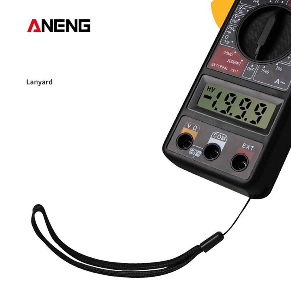 High-Precision Clamp-Type Multimeter Fully Automatic With Buzzer Ac Dc Current Meter 266 Digital Clamp Meter