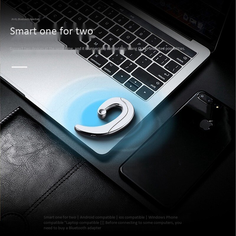 Wireless Bluetooth Headset for Smartphone Hands Free Bluetooth Earphone with Microphone Headphone Voice