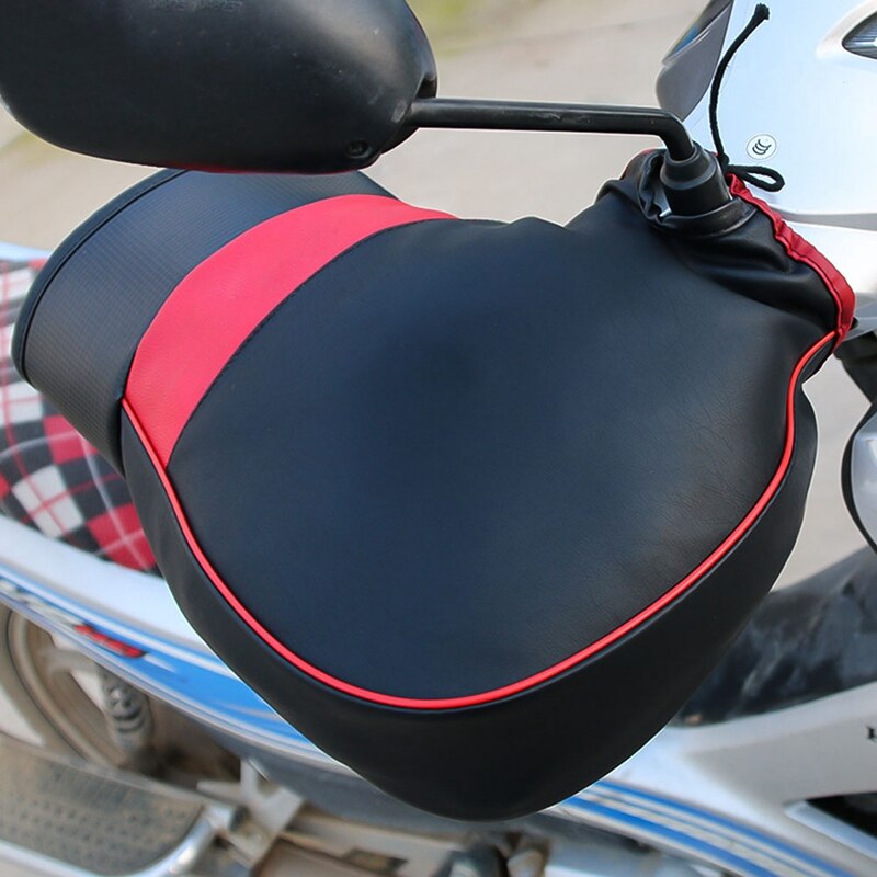 Motorfiets Scooter Quad Bike Stuur Hand Fur Moffen Handschoenen Wanten Winter Warmer