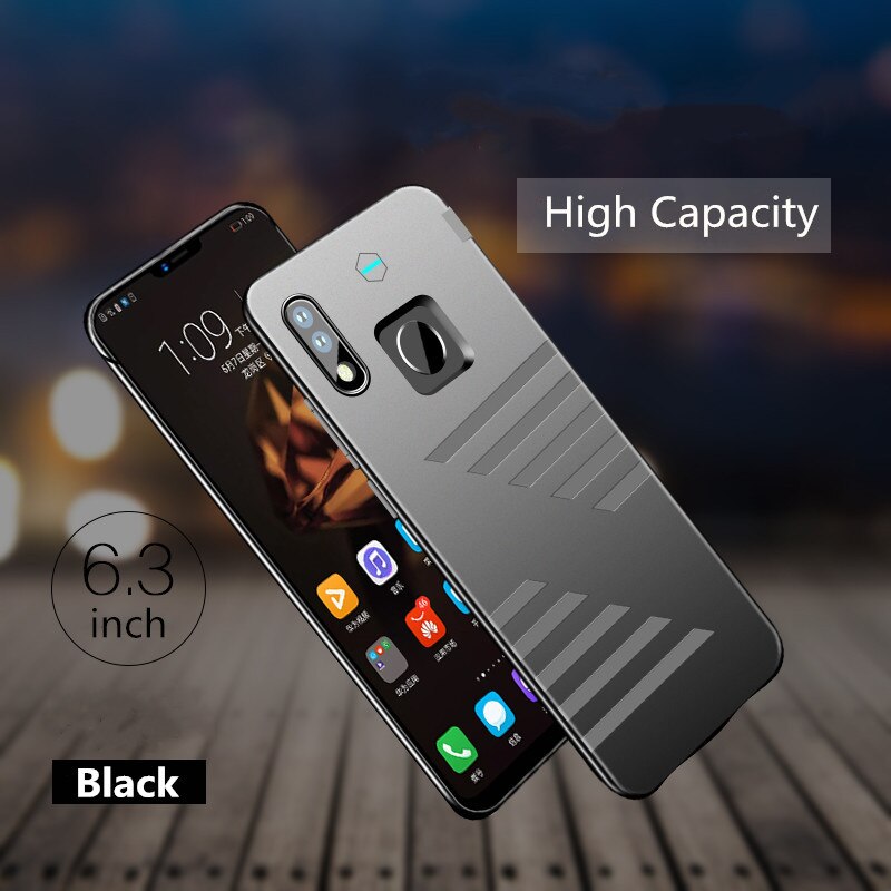 NTSPACE 3 Portátil Power Bank Pacote de Carregamento Capa Para Huawei Nova Caixa de Bateria 6800 mAh Externa Voltar Clipe Carregador de Bateria casos: Black