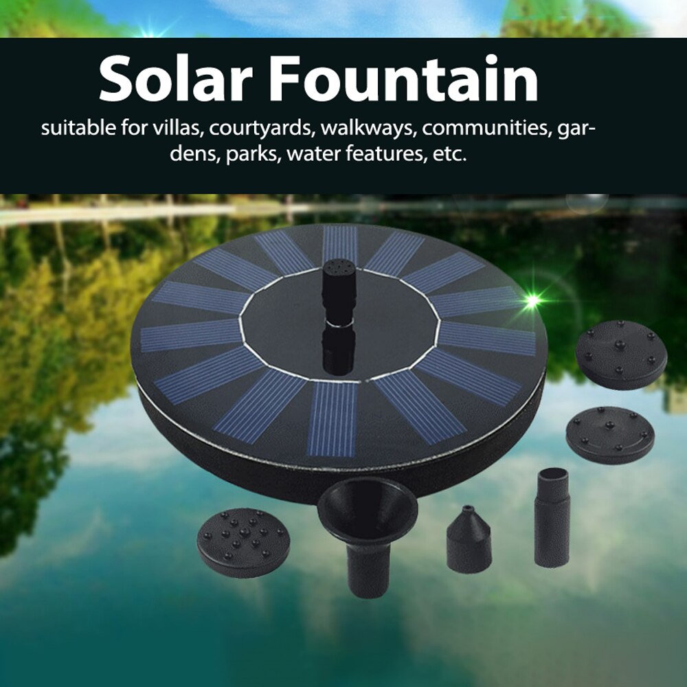 Solar Wasserpumpe 10W Mit Filter - Tauchpumpe Für Teich & Aquarium (2m Schlauch)