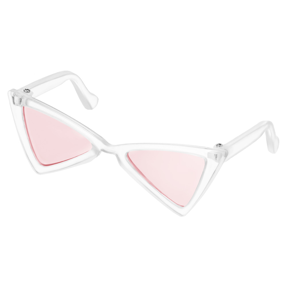 Produkty dla zwierzaka domowego piękne okulary przeciwsłoneczne w stylu Vintage trójkąt okulary odblaskowe dla małych psów akcesoria dla zwierząt domowych zdjęcia rekwizyty: 5