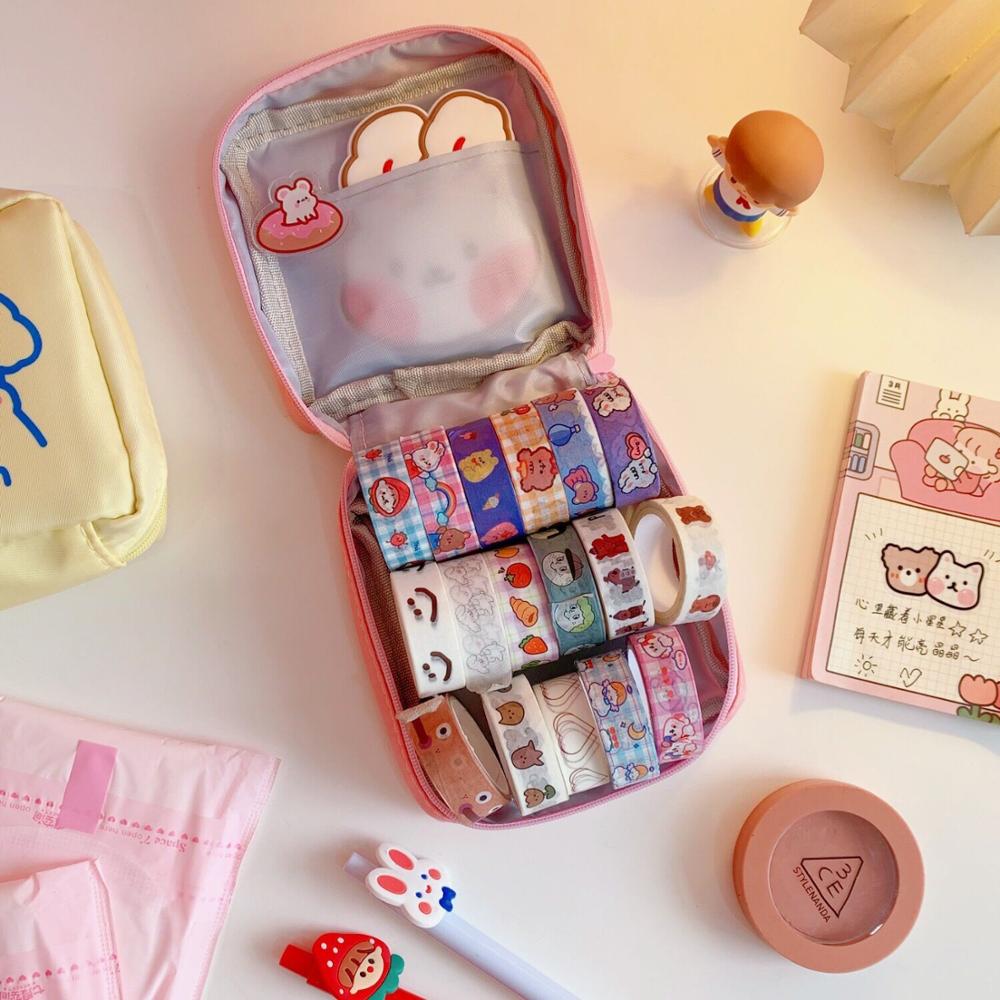 Bentoy Milkjoy Vrouwen Maandverband Zak Meisjes Korea Portemonnee Card Case Clear Tampon Japan Opslag Houder Waterproof Make Up