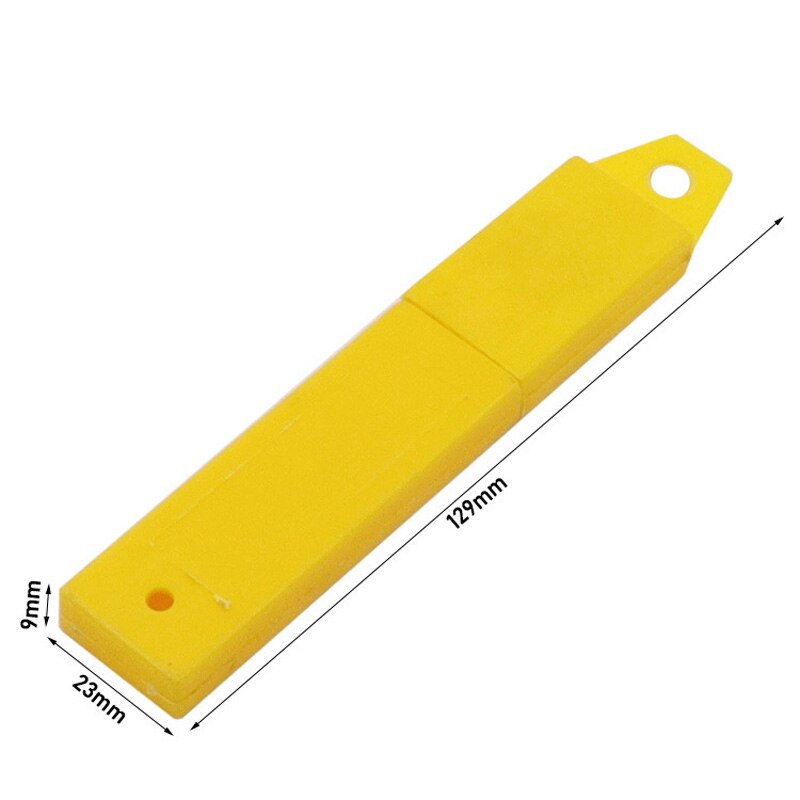 100 x 18mm skrabeblade udskiftning til væg glas gulv tapet skraber stål skarpere slidstærkt rengøringsværktøj