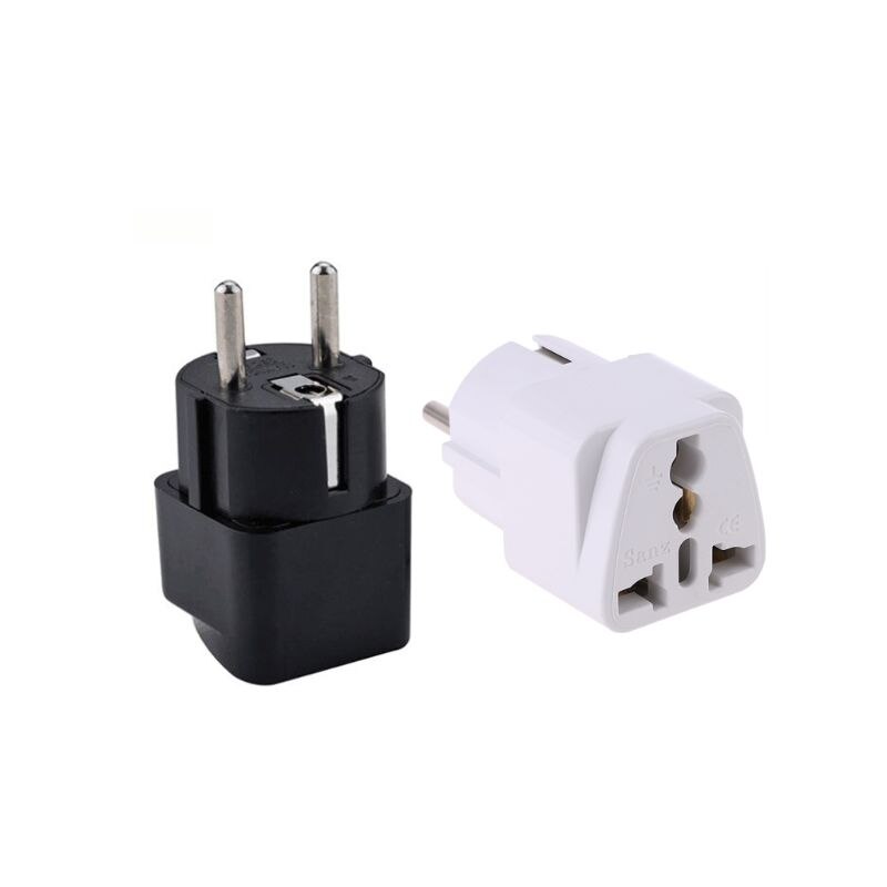 European EU Plug Adapter EU Plug Adapter to UK US EU Electrical Outlet Travel Power Adapters Converter Electrical Charger