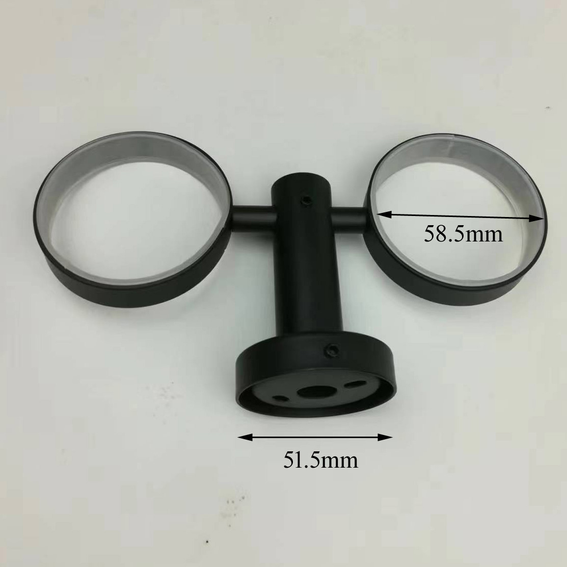 Jabonera de cerámica para baño, taza para cepillo de dientes blanco, soporte para escobilla de baño, dispensador de jabón líquido montado en la pared: Verde claro