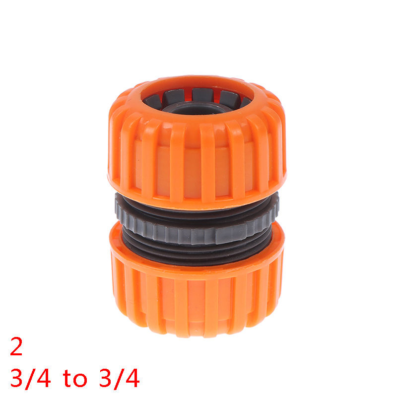 Conector rápido de manguera de riego de jardín, adaptador de junta de acoplamiento de 1/2 &quot;y 3/4&quot;, Conector de Agua ה נה ה: A2