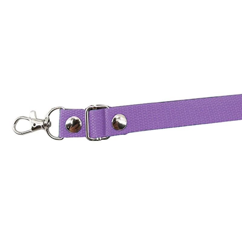 130Cm Canvas Snoep Kleur Tas Band Verstelbare Schouderriem All-Match Klinknagel Versterkte Brede Singels Strap Vervanging Riem: A-purple
