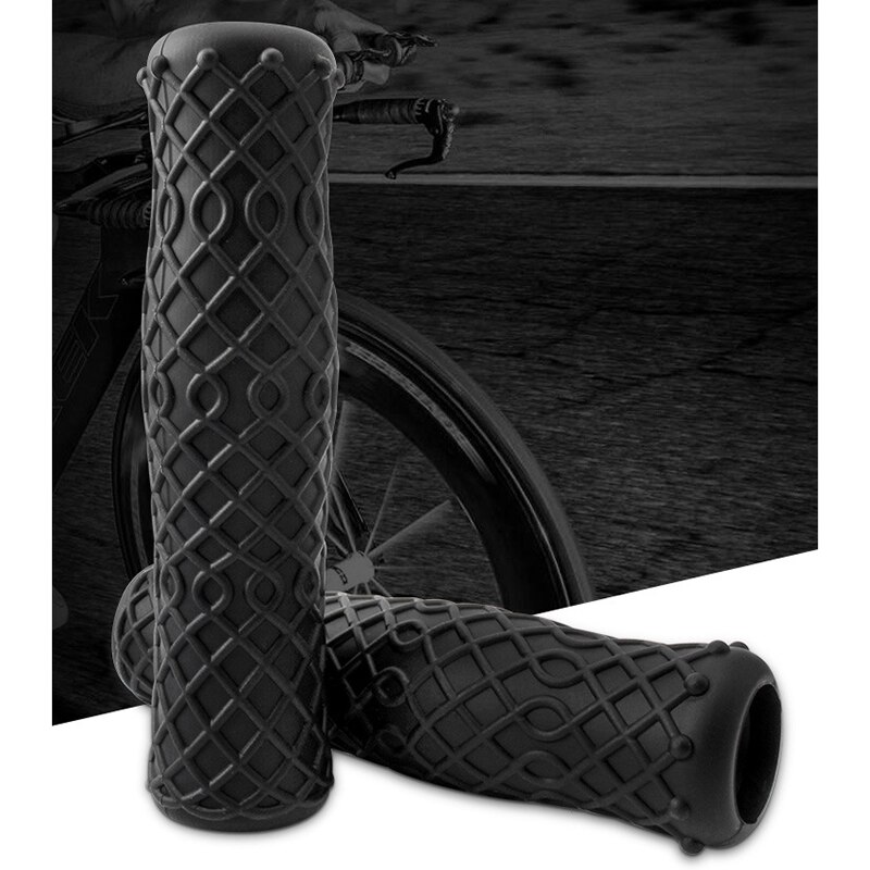 Fietsstuur Grip Cover Silicagel Antislip Demping Slijtvaste Fietsstuur Cover Voor Mountain Racefiets Opvouwbare