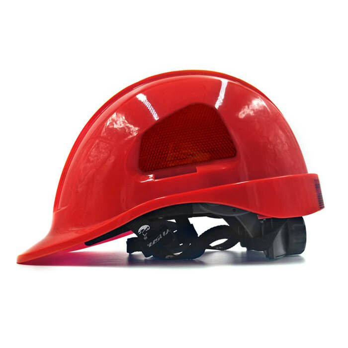 Abs Veiligheidshelm Bouw Klimmen Steeplejack Werknemer Beschermende Helm Helm Cap Outdoor Werkplek Supplies: red