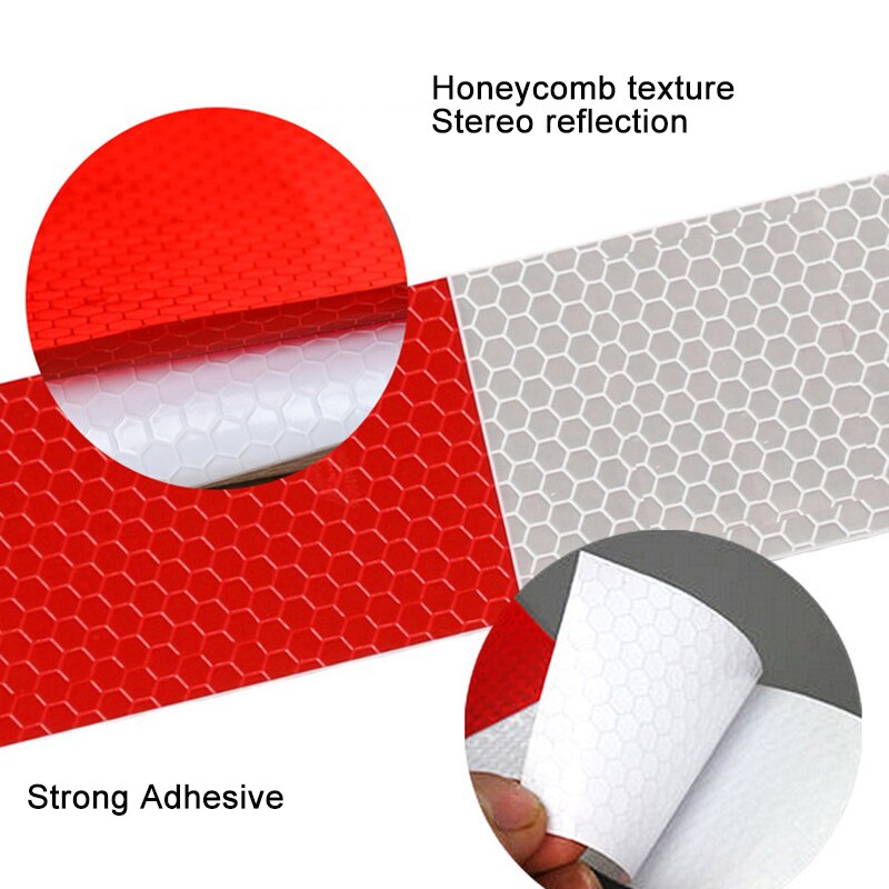 5*30cm 45m Reflection Safety Sticker Reflective Tape Reflective Sticker For Car Seguridad Sticker Reflective Fabri Night Light