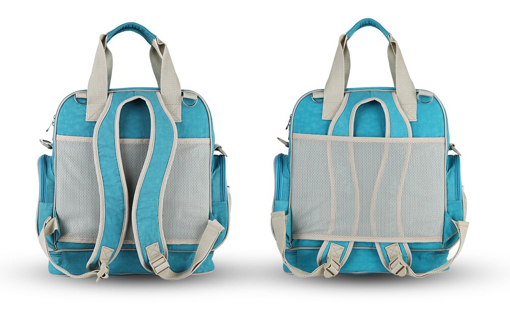 Insular Baby Luierzakken Nylon Baby Luier Tas Grote Capaciteit Mummie Wandelwagen Zakje Rugzak Multi-Functionele Baby Verpleging Tassen
