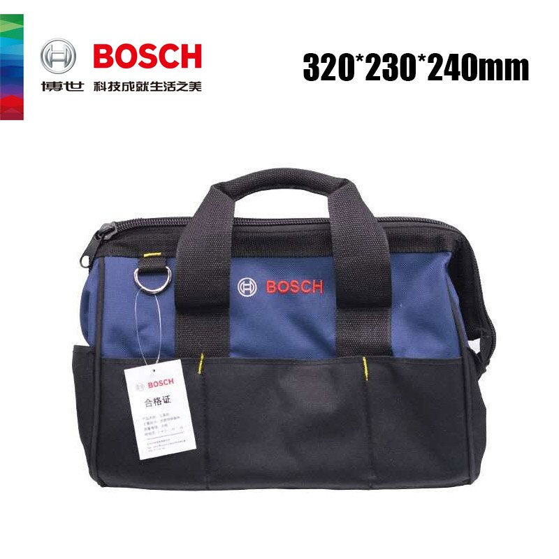 Bosch verktøysett reparasjonsverktøysett, kompatibelt med 18v håndvesker for elverktøy, original veske fra bag med verktøykasse: 320 x 230 x 240mm