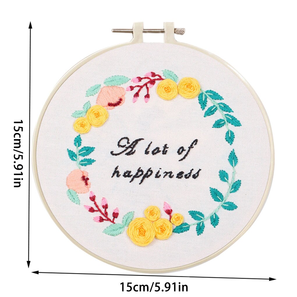 European Embroidery DIY Material Package Beginner Embroidery Semi-finished Product Kit: E