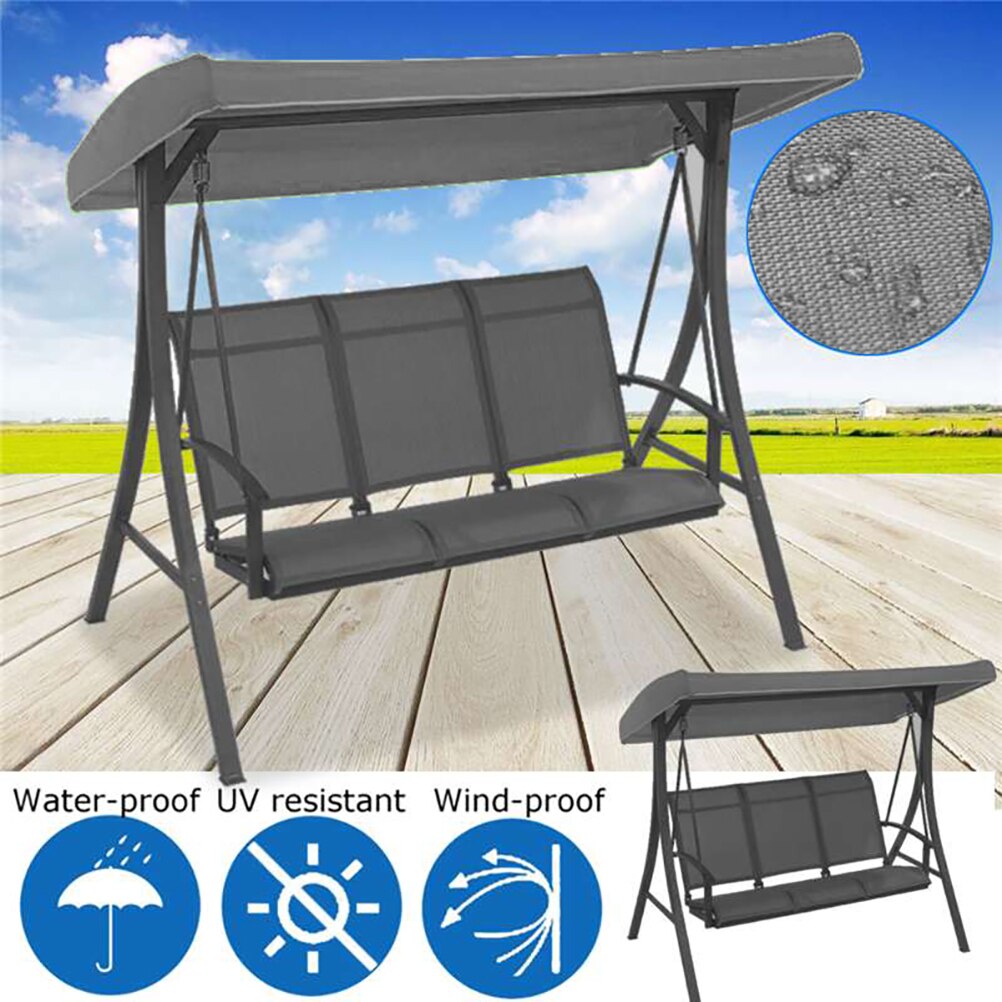 1PCS Waterproof Swing Canopy Garden Chair Tent Porch Top Cover Swing Roof