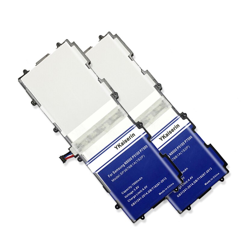YKaiserin 11000mAh Replacement Battery for Samsung Galaxy Tab 2 Note 10.1 P5100 P5110 P7500 P7510 N8010 SP3676B1A