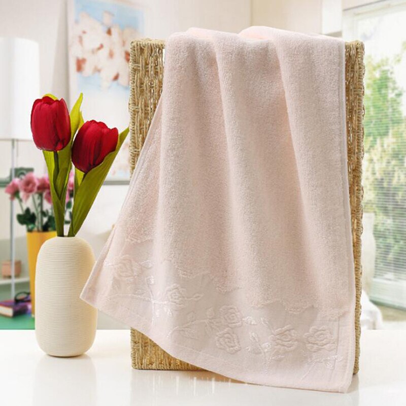 Absorbent Face Towel Thick Cotton Solid Bath Towel Quick Dry Soft Towel For Adults High