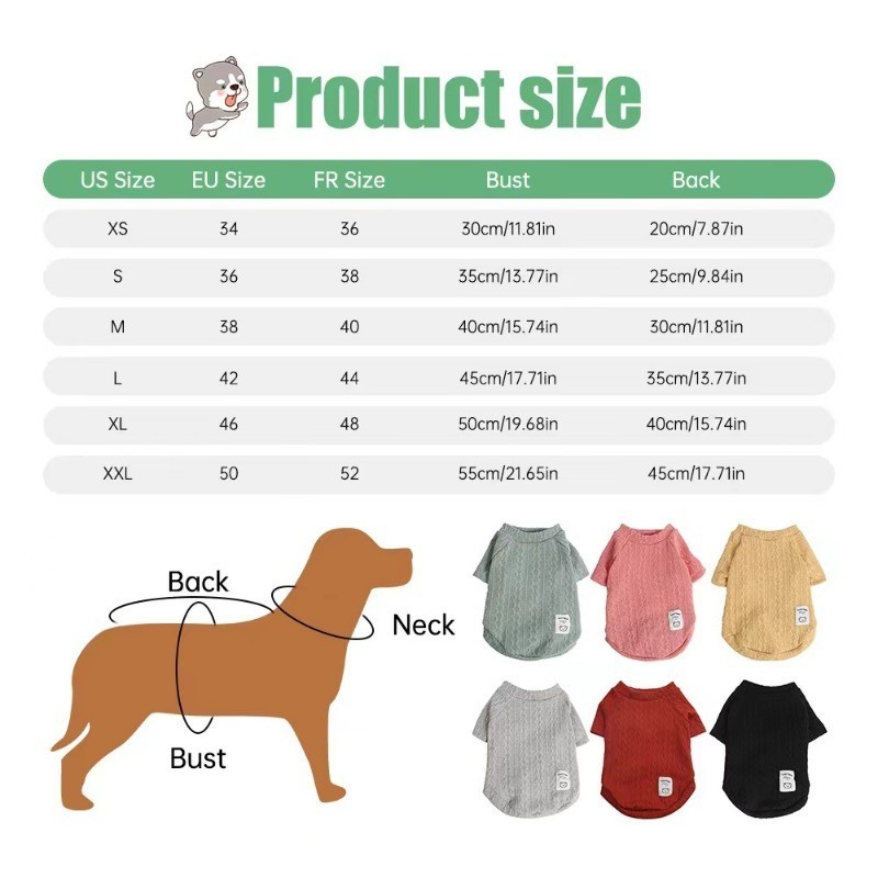 Pull ours mignon pour animal de compagnie, multicolore en option, vêtements pour chat et chien, pull doux et confortable